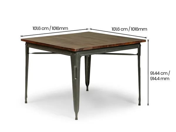 Orchid 4 Seater Dining Table with Chair in Teal Aqua
